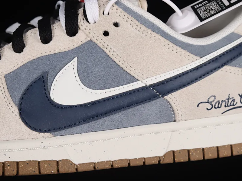 All categories Nk SB Dunk series Nk SB Dunk Low low-top sneakers Nk SB Dunk Low "85" white and gray double hook SB low-top sports and leisure sneakers DO9457-109